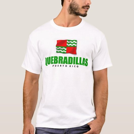 プエルトリコのTシャツ: Quebradillas Tシャツ (正面)