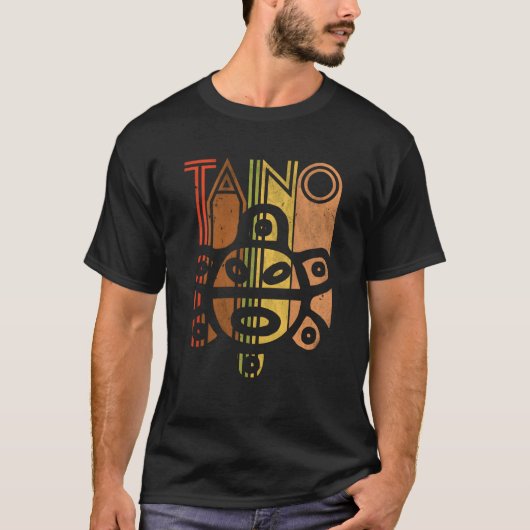 プエルトリコのTaino Sun Boricua Taino Tシャツ (正面)