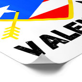 プエルトリコは私のバレンタインデープエルト ポスター (角)