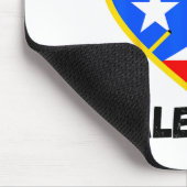 プエルトリコは私のバレンタインデープエルト マウスパッド (コーナー)