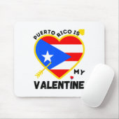 プエルトリコは私のバレンタインデープエルト マウスパッド (マウス)
