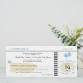 プエルトリコへの搭乗結婚券 招待状 (スタンド正面)