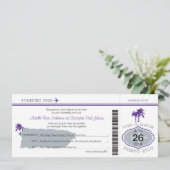 プエルトリコへの搭乗結婚券 招待状 (スタンド正面)