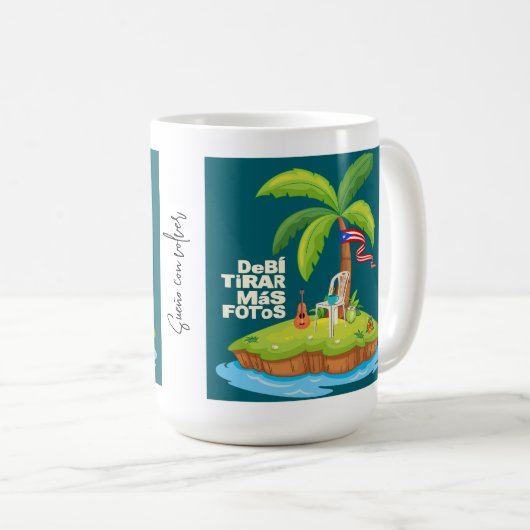 プエルトリコをもっと撮るべきだった コーヒーマグカップ (正面右)