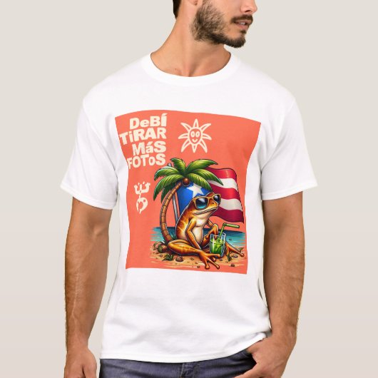 プエルトリコをもっと撮るべきだった Tシャツ (正面)