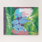 プエルトリコを宣伝するヴィンテージ旅行ポスター2 ジグソーパズル (横)