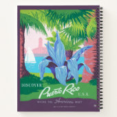 プエルトリコを宣伝するヴィンテージ旅行ポスター2 ノートブック (裏面)