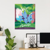 プエルトリコを宣伝するヴィンテージ旅行ポスター2 ポスター (ホームオフィス)