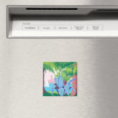 プエルトリコを宣伝するヴィンテージ旅行ポスター2 マグネット (インサイチュ (食洗機))