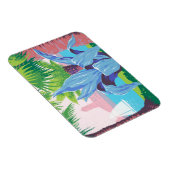 プエルトリコを宣伝するヴィンテージ旅行ポスター2 マグネット (右側)