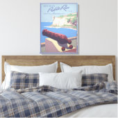 プエルトリコを宣伝するヴィンテージ旅行ポスター キャンバスプリント (インサイチュ (寝室))