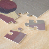 プエルトリコを宣伝するヴィンテージ旅行ポスター ジグソーパズル (側面)