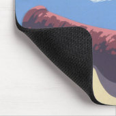 プエルトリコを宣伝するヴィンテージ旅行ポスター マウスパッド (コーナー)