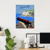 プエルトリコを発見 – 旅行ポスター ポスター (ホームオフィス)