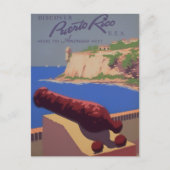 プエルトリコを訪問 ポストカード (正面)