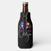 プエルトリコエンミコラゾンプエルトリカプライド ボトルクーラー (ボトル裏面)