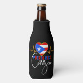 プエルトリコエンミコラゾンプエルトリカプライド ボトルクーラー (ボトル正面)