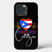 プエルトリコエンミコラゾンプエルトリカプライド Case-Mate iPhoneケース (裏面)