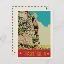 プエルトリコカリブのイグアナ ポストカード