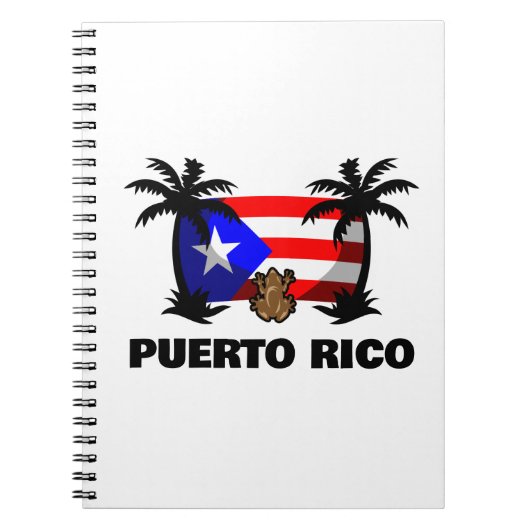 プエルトリコキカエル旅行 ノートブック (正面)