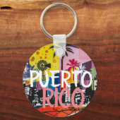 プエルトリコキーチェーン キーホルダー (正面)