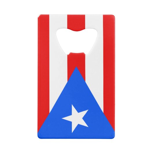 プエルトリコクレジットカードボトルオープナー国旗 クレジットカード栓抜き (裏面)