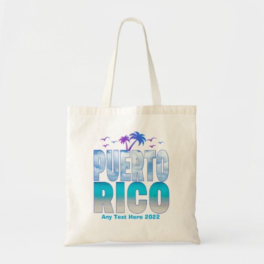プエルトリコサマーバケーションお土産ファミリー2022 トートバッグ (正面)