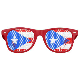 プエルトリコサングラス&パーティーシェード/フラグ レトロサングラス
