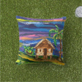 プエルトリコジバロハウスアウトドア装飾用クッション アウトドアクッション (芝生)