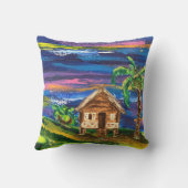 プエルトリコジバロハウスアウトドア装飾用クッション アウトドアクッション (裏面)