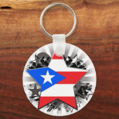 プエルトリコスター キーホルダー (正面)