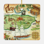 プエルトリコセラミックオーナメント セラミックオーナメント (裏面)