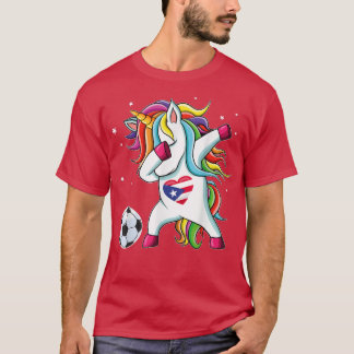プエルトリコダビングサッカーユニコーンプエルトリカFa Tシャツ