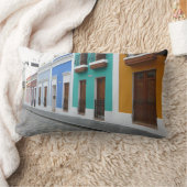 プエルトリコハウスインオールドサンファンピロー ランバークッション (ブランケット)