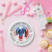 プエルトリコパトリオティックデプラケパ ペーパープレート (パーティー)