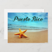 プエルトリコヒトデ ポストカード (正面/裏面)