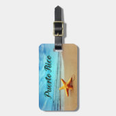 プエルトリコヒトデ ラゲッジタグ (正面縦)