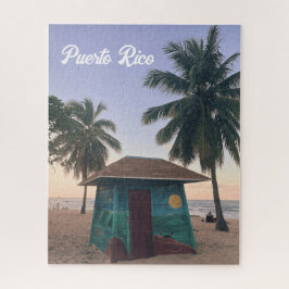 プエルトリコビーチサンフアン島サンセットフォト ジグソーパズル