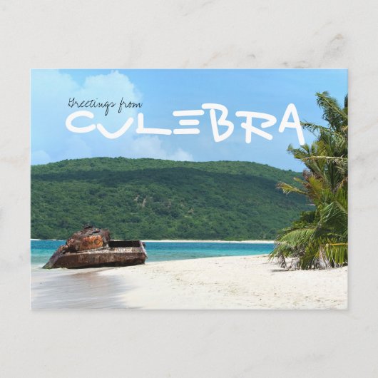 プエルトリコビーチタンク ポストカード (正面)