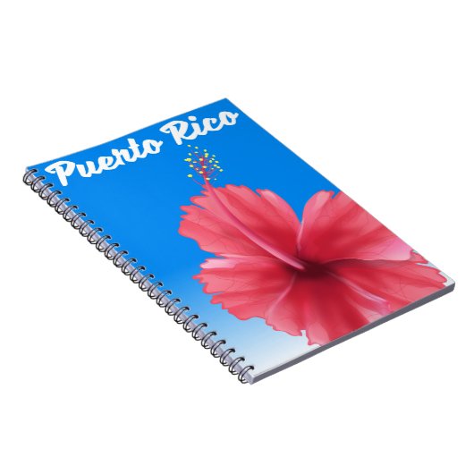 プエルトリコフロルドマガ旅行ポスター ノートブック (右側)