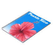 プエルトリコフロルドマガ旅行ポスター ノートブック (左側)