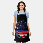 プエルトリコプエルトリカオーストラリアツリー エプロン (着用した状態)