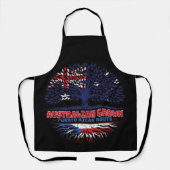 プエルトリコプエルトリカオーストラリアツリー エプロン (正面)