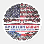 プエルトリコプエルトリカUSアメリカ統一された合衆国 ラウンドシール (正面)