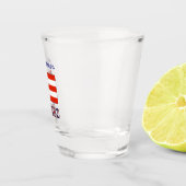 プエルトリコプエルト県国旗のブパーソナライズされたルー ショットグラス (右)