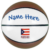 プエルトリコプエルト県旗ブルーパーソナライゼーション バスケットボール (正面)