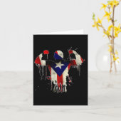 プエルトリコボクシンググローブボクゼオシャツロパユニ カード (黄色い花)