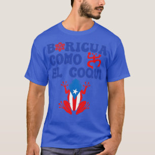 プエルトリコボリキュアコキガエルSalsero Taino Tシャツ