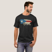 プエルトリコボリグアヴィンテージプエルト県国旗Prid Tシャツ (正面フル)