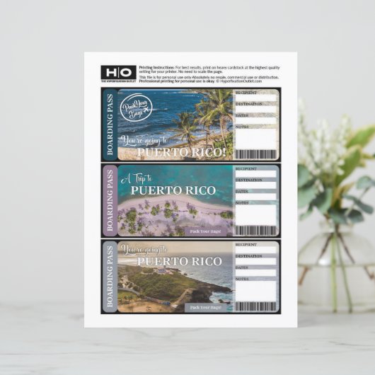 プエルトリコモックチケットfor旅行とイベント (スタンド正面)